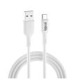 Iggual Cable USB-A/USB-C 100 Cm Blanco