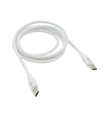 Iggual Cable USB-C USB-C 100 Cm Blanco Q3.0 3A