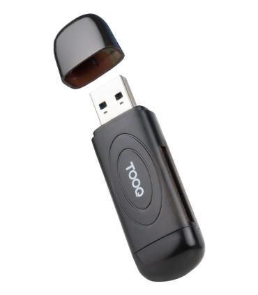 Lector De Tarjetas Externo TooQ TQR-3002B  USB 3.0