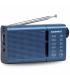 Radio Porttil Daewoo DW1036/ a Pilas/ Azul