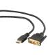 Gembird Cable HDMI(M) a DVI(M) 18+1p One Link 1.8