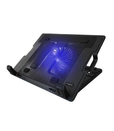 EWENT EW1258 Soporte Ventilador Portatil 17"+2 USB