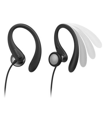 Auriculares Deportivos Philips TAA1105BK  Con Micrfono  Jack 3.5  Negros
