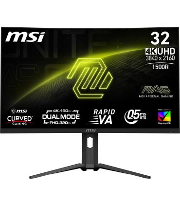MSI MAG 321CUPDF Pantalla Para PC 80 Cm (31.5") 3840 X 2160 Pixeles 4K Ultra HD LCD Negro