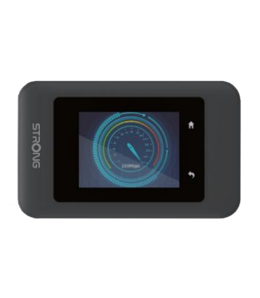 Strong 4G+ LTE MiFi Hotspot Router Wi-Fi 1200 router inalmbrico Doble banda (2,4 GHz / 5 GHz) Negro