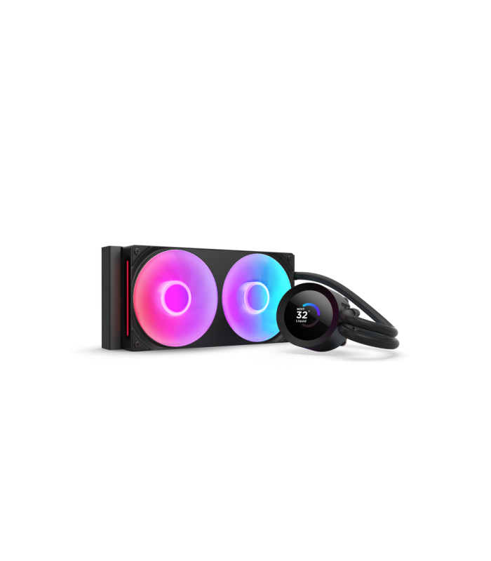 NZXT Kraken Plus RGB 240 Procesador Sistema de refrigeracin lquida todo en uno 12 cm Negro