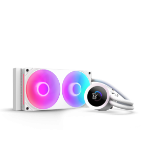 NZXT Kraken Plus RGB 240 Procesador Sistema de refrigeracin lquida todo en uno 12 cm Blanco