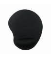 ALFOMBRILLA GEMBIRD RATON REPOSAMUECAS NEGRO 260X220X4