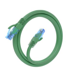CABLE RED AISENS LATIGUILLO RJ45 CAT.6 UTP AWG26 CCA VERDE 1.0M