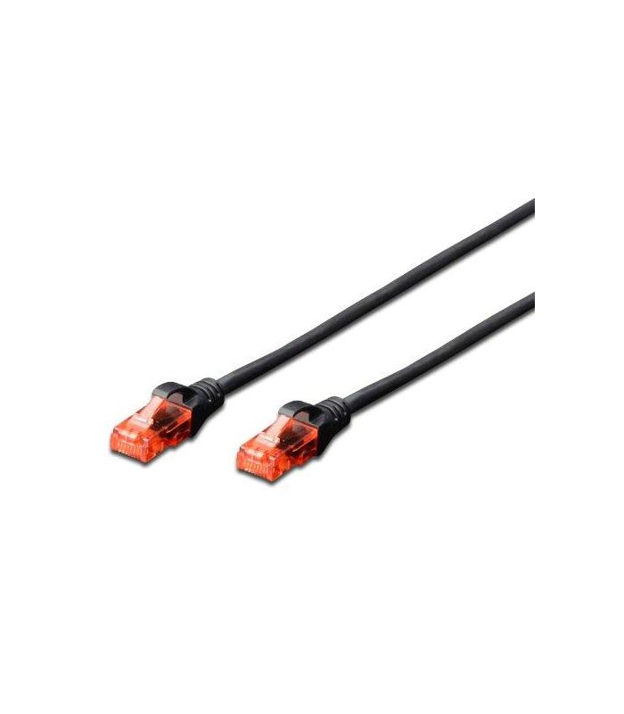 CABLE RED EWENT CAT 6 U UTP 2M NEGRO