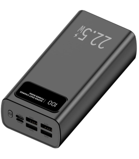 Powerbank 30000mAh Leotec LEPOW30W22W/ 22.5W/ Negra