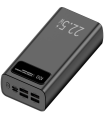 Powerbank 30000mAh Leotec LEPOW30W22W/ 22.5W/ Negra