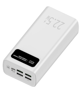 Powerbank 30000mAh Leotec LEPOW30W22W/ 22.5W/ Blanca