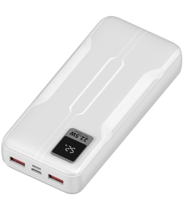 Powerbank 20000mAh Leotec LEPOW20W22W/ 22.5W/ Blanca