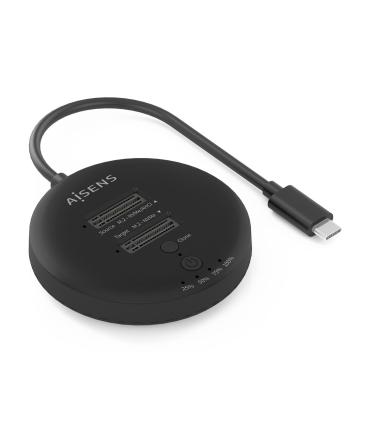Dock USB 3.2 Gen2 Tipo-C Para SSD M.2 NVMe Aisens ASDS-2M2N05-BK  Gris