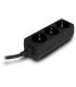 Ewent Ew3959 Regleta 3 Tomas Negro