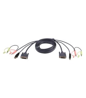Aten Cable KVM DVI-I Single Link USB De 1,8 M