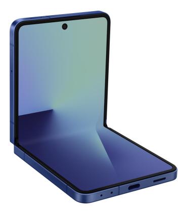 Smartphone Samsung Galaxy Z Flip7 12GB  512GB  6.9'  5G  Azul Intenso