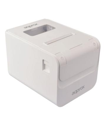 Impresora de Tickets Approx appPOS80AMUSEWH/ Trmica/ Ancho papel 80mm/ USB-RS232-Ethernet/ Blanca