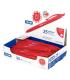 Milan 176512925 bolgrafo Rojo Bolgrafo de punta retrctil con pulsador 25 pieza(s)