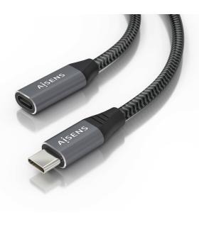 CABLE AISENS USB 3.2 GEN2X2 ALU 20GBPS 8K30 5A 100W USB-C M H 2.0M
