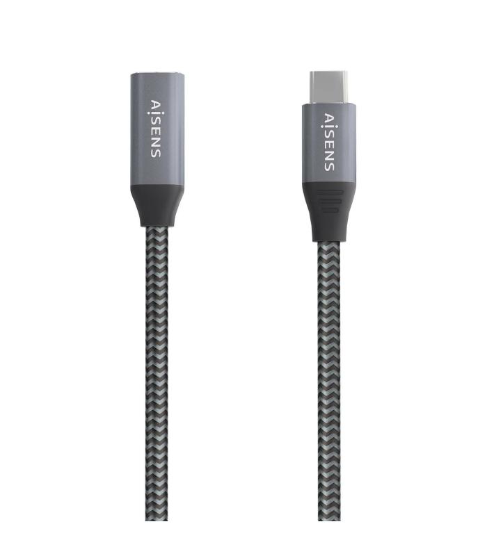 CABLE AISENS USB 3.2 GEN2X2 ALU 20GBPS 8K30 5A 100W USB-C M H 2.0M