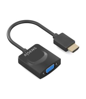 Conversor Aisens A122-0947  HDMI Macho - SVGA Hembra  15cm  Negro