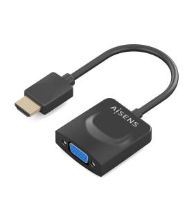 Conversor Aisens A122-0947  HDMI Macho - SVGA Hembra  15cm  Negro