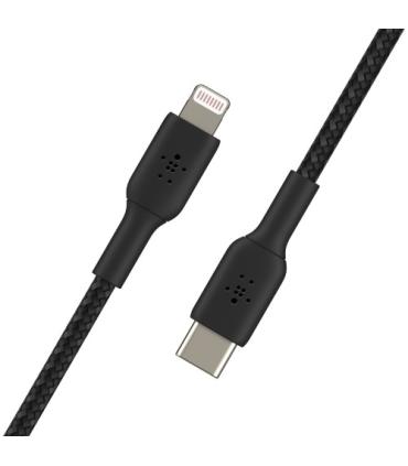 Belkin CAA004BT2MBK cable de conector Lightning 2 m Negro