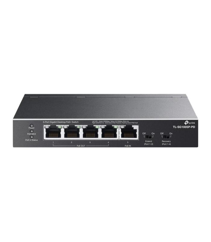 TP-Link TL-SG1005P-PD Switch 1xPoE++ In 4xPoE+ Out