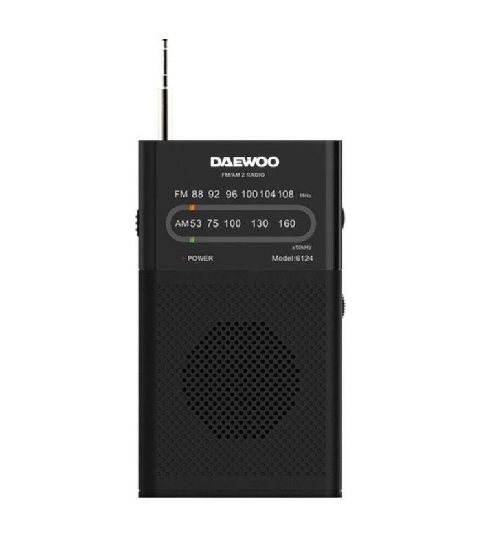 Radio Porttil Daewoo DW1027/ Negra