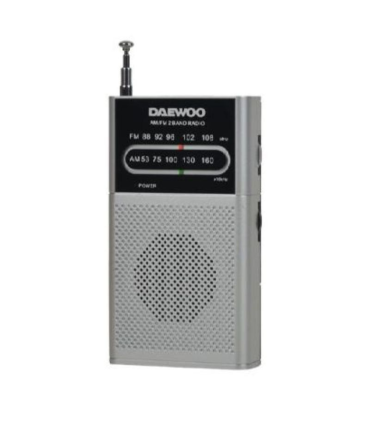 Radio Porttil Daewoo DW1027/ Plata
