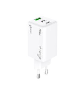 CARGADOR MEDIARANGE TRIPLE USB-A U USB-C 100W