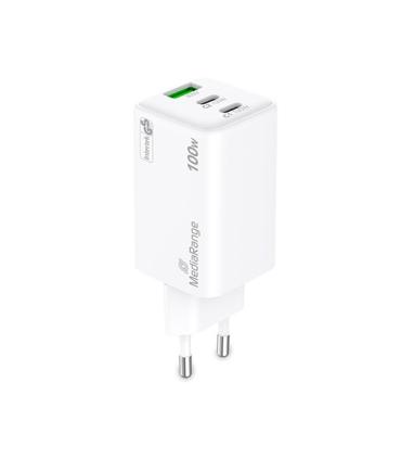 CARGADOR MEDIARANGE TRIPLE USB-A U USB-C 100W