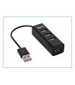 Iggual Hub USB 2.0 X 4 Puertos HUB-A-4p