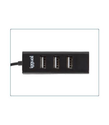 Iggual Hub USB 2.0 X 4 Puertos HUB-A-4p