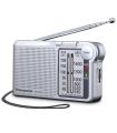 Radio Porttil Panasonic RF-P150D/ Con Batera/ A Pilas/ Plateada
