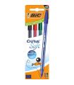 Bolgrafo De Tinta De Aceite Bic Cristal Original 516343/ 4 Unidades/ Colores Surtidos