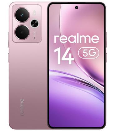 realme 14 16,9 cm (6.67\") SIM doble Android 15 5G 12 GB 256 GB 5860 mAh Rosa