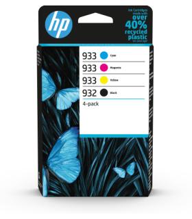 HP Paquete de 4 tintas Originales 932 negro y 933 cian/magenta/amarillo