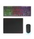 Pack Gaming Mars Gaming MCPWTKL  Teclado Inalmbrico + Ratn Inalmbrico + Alfombrilla