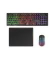 Pack Gaming Mars Gaming MCPWX/ Teclado Inalmbrico + Ratn Inalmbrico + Alfombrilla
