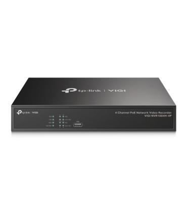 TP-Link VIGI NVR1004H-4P Grabadore De Vdeo En Red (NVR) Negro