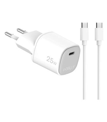 Celly Cargador Gan  1C 25W + C A C Cable
