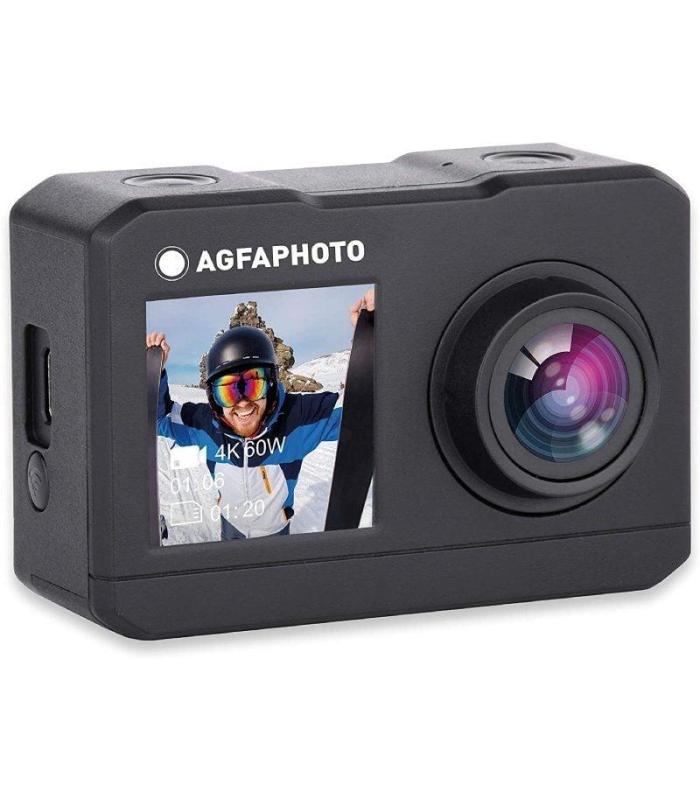 Cmara Digital Deportiva AgfaPhoto AC7000 2.7K/ 16MP/ ngulo de visin 120/ Gris