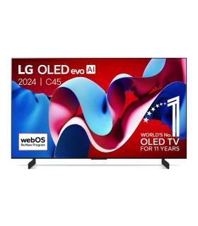 Televisor LG 4K OLED Evo AI C4 OLED42C45LA 42'  Ultra HD 4K  Smart TV  WiFi