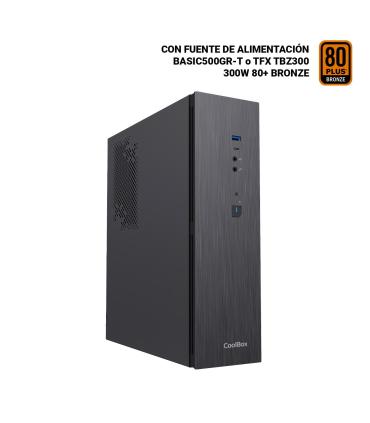 COOLBOX CAJA MICRO ATX SLIM T370 CON FTE. TBZ300