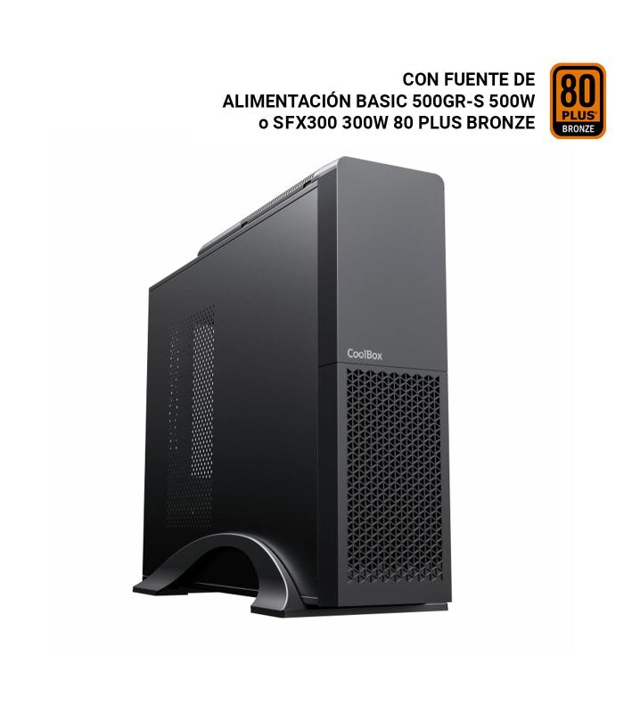 COOLBOX CAJA MATX T313 SLIM FTE.300SBZ 300W 80+BZ