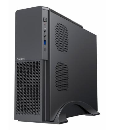 COOLBOX CAJA MATX T313 SLIM FTE.500GR-S 500W USB-C