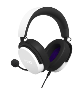 NZXT RELAY AURICULARES CON MICROFONO, DTS, BLANCO